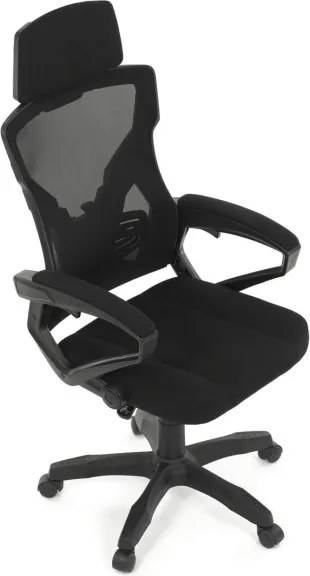 Kancelárska stolička čierna KA-R223 BK