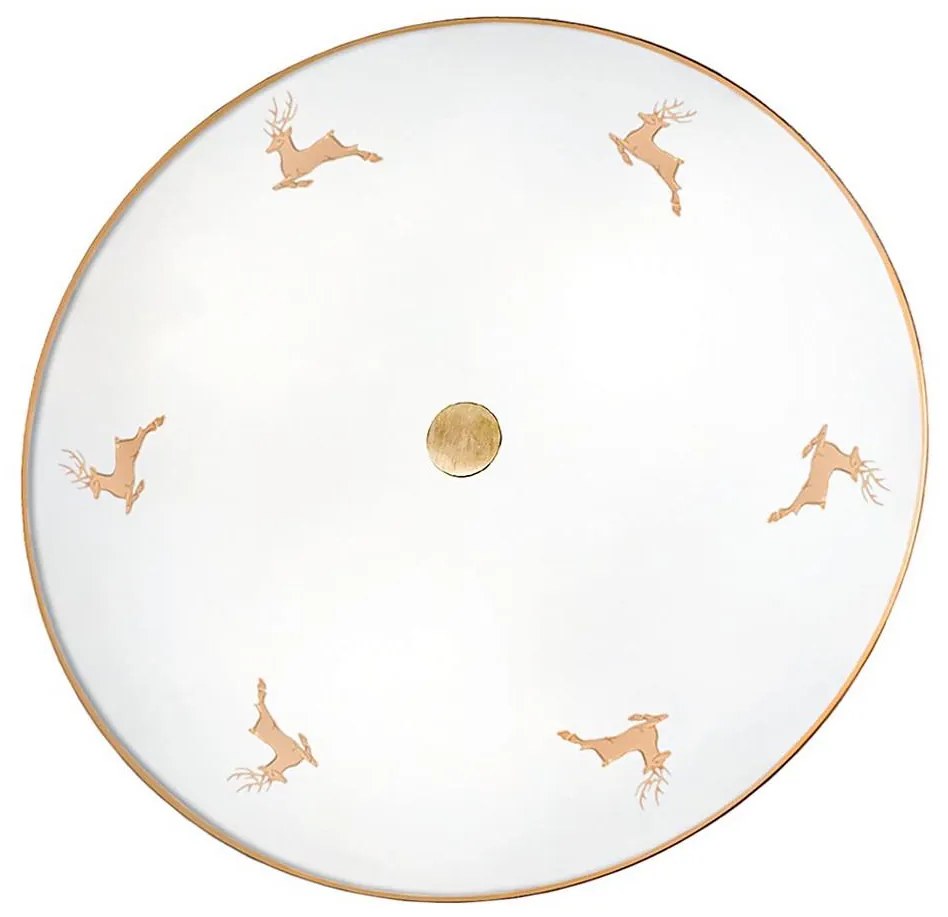 Kolarz 731.U13.4.150- Nástenné svietidlo NONNA 3xE27/60W/230V priemer 42 cm jel. rose gold