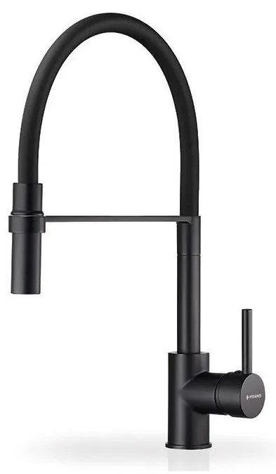 Pyramis 90939901 - Batéria drezová SERINA s flexibilným ramienkom, čierna matná PY0049