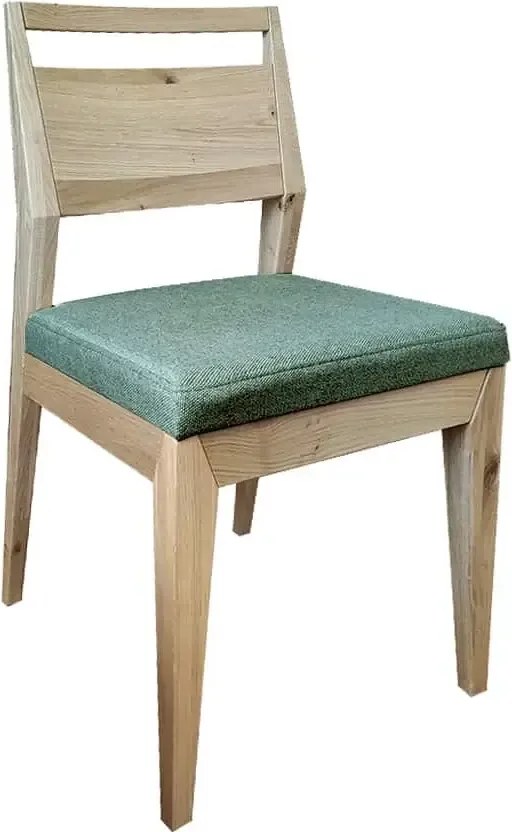 Moderná jedálenská stolička z masívu s textilným sedákom, 43x54x90 cm Urban 10