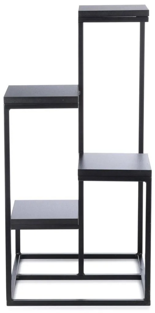 Kvetinový stojan LOFT 79 cm čierny