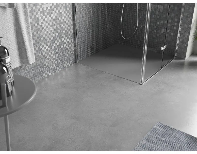 Mexen Bert, SMC štvorcová sprchová vanička 90 x 90 cm, šedá, 4K619090