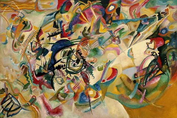 Kandinsky, Wassily - Umelecká tlač Composition No. 7, 1913, (40 x 26.7 cm)