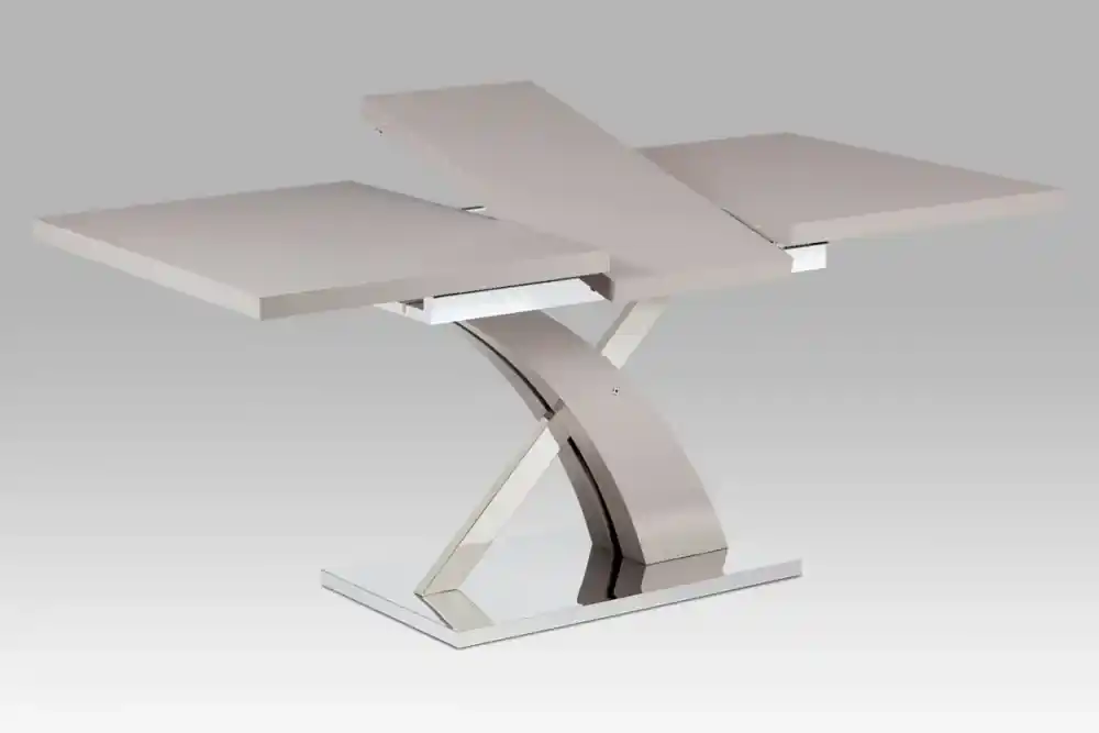 Rozkladacie jedálenský stôl HT-999 LAN hľuzovková mat/nerez Autronic | Biano