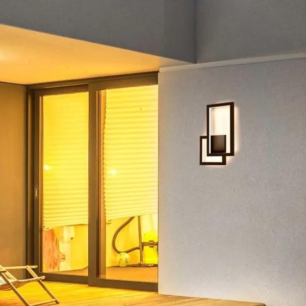 LED Nástenné svietidlo LED/20W/230V 3000K hnedá