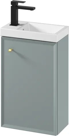 Cersanit S801-570 -Závesná kúpeľňová skrinka s umývadlom MILLE 40x22 cm mentolová