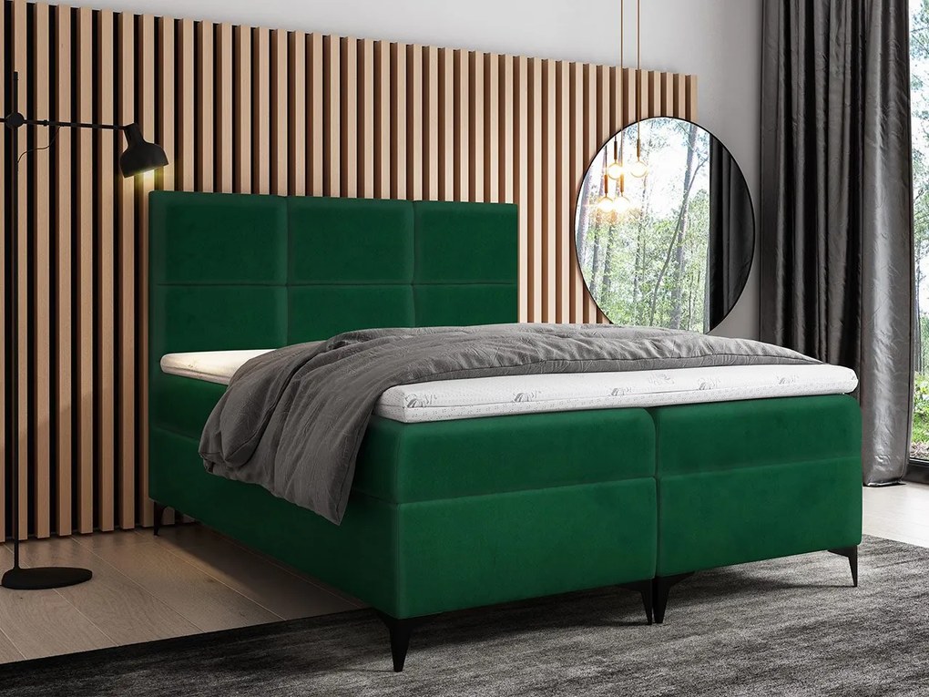 Kontinentálna posteľ Blanco, Rozmer postele: 120x200, Dostupné poťahy: Magic Velvet 2241