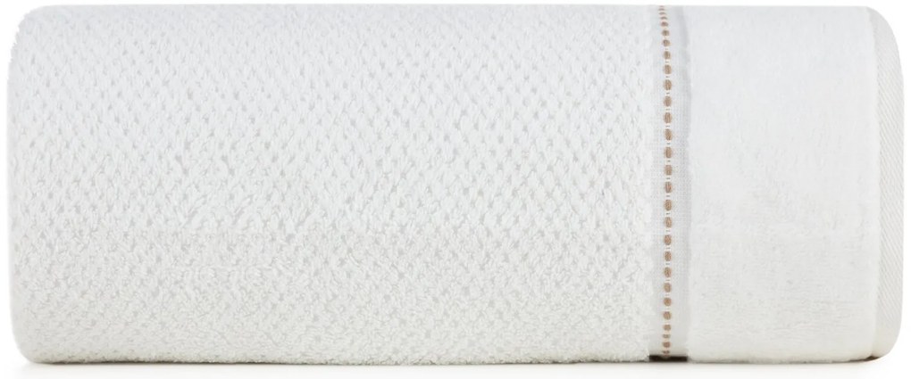 BAVLNENÝ UTERÁK SALADO 70X140 CM KRÉMOVÁ