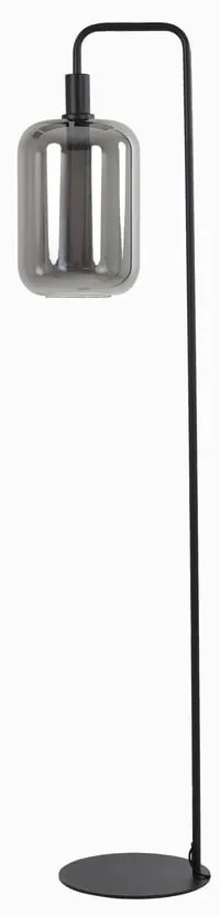 Čierna stojacia lampa (výška 155 cm) Lekar - Light & Living