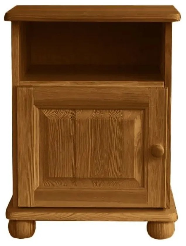 ComfortMatrace Nočný stolík z masívu GABRIEL Barva: dub