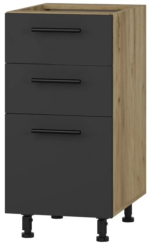Dolná skrinka Vento D3S-40/82, dub kraft / antracit