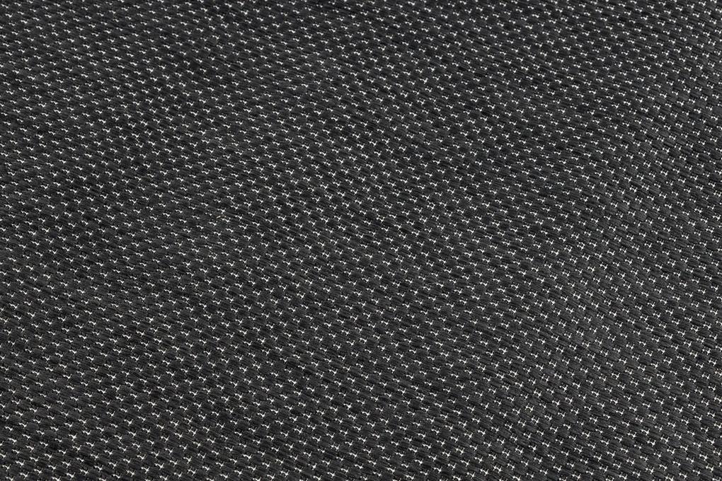 Koberec FLAT 48663/090 SISAL - čierna HLADKÝ Veľkosť: 140x200 cm