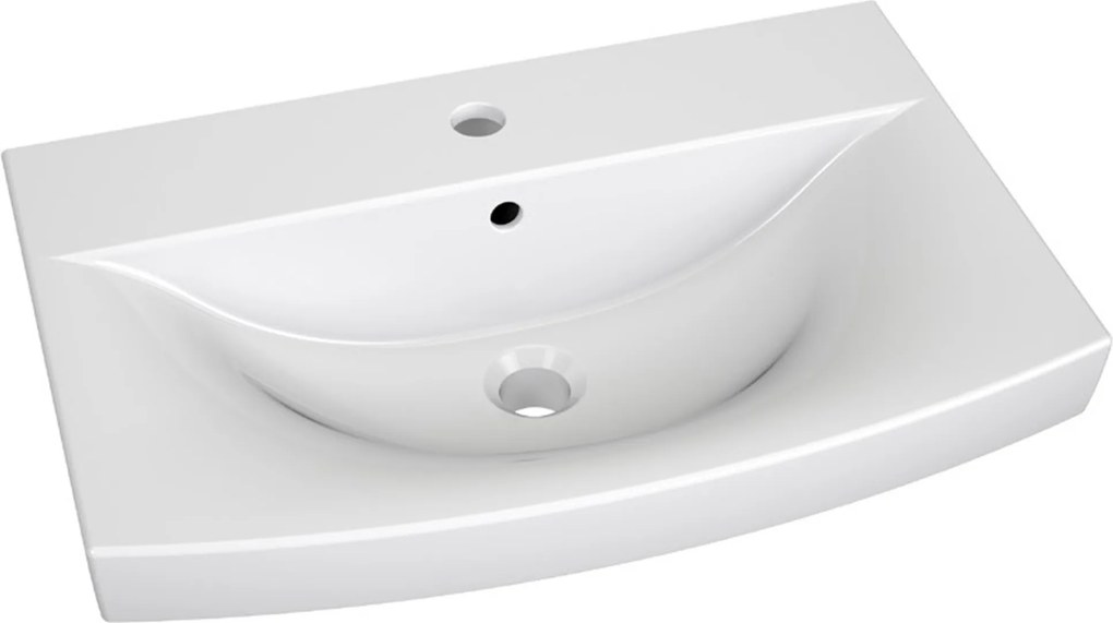 Kúpeľňový nábytok skrinky s umývadlom a zrkadlom sivá antracit grafit ROD PRIMO M 6/0/W/SR/0/ZINC