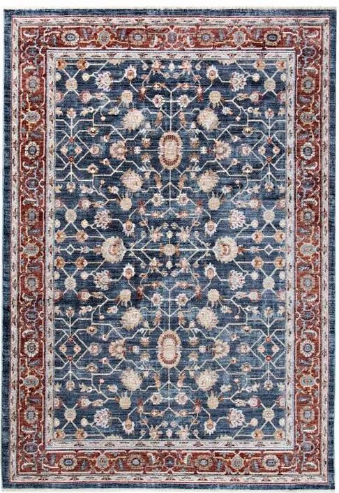 XXXLutz TKANÝ KOBEREC, 200/310 cm modrá - Koberce - 003580009572
