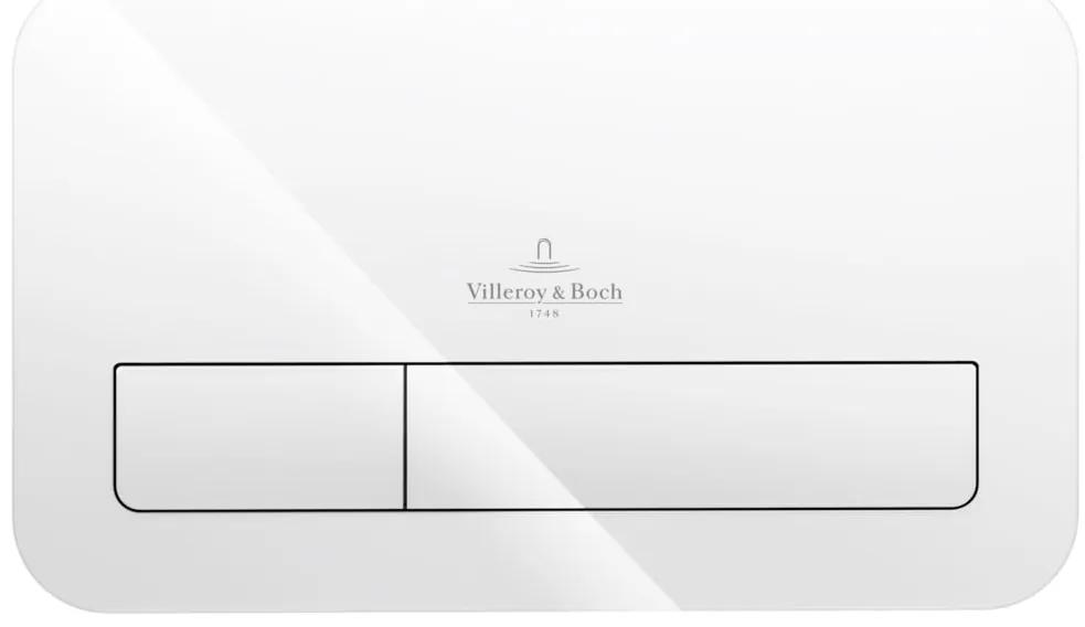 Villeroy &amp; Boch ViConnect splachovacie tlačidlo do toalety biela 922400RE