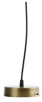 Závesné svietidlo v zlatej farbe so skleneným tienidlom Pure – WOOOD