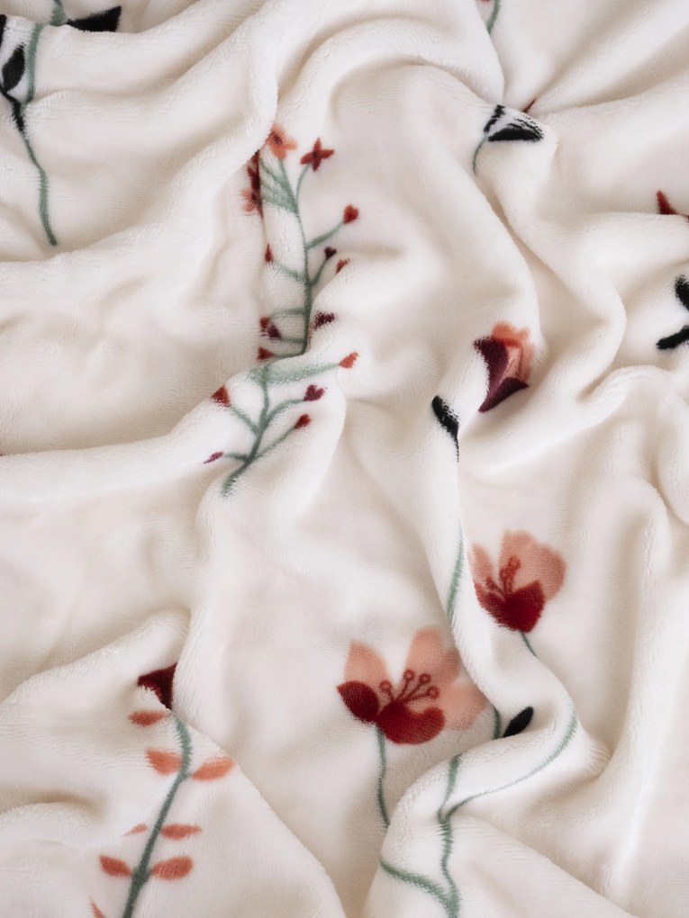 Obliečka na vankúš mikroplyš Exclusive 40 × 60 cm - Vlčie maky béžové