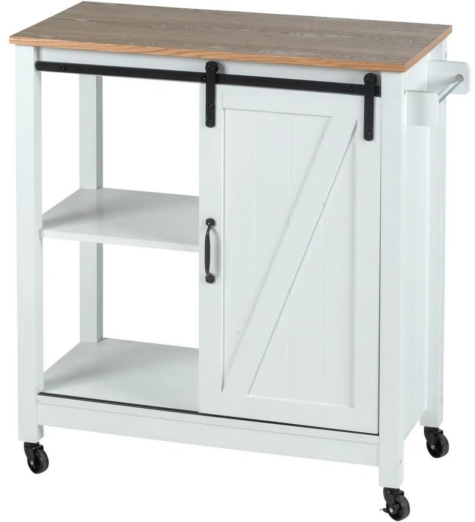 Wenko Kuchynský vozík Landhaus, 80 x 40 x 88,5 cm