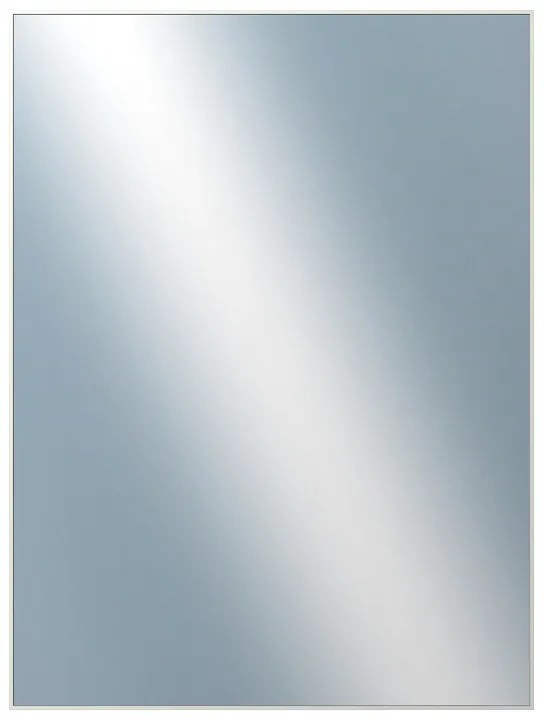 DANTIK - Zrkadlo v rámu, rozmer s rámom 60x80 cm z lišty Hliník biela (7273027)