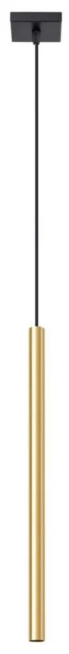 Sollux SL.1195 - Luster na lanku PASTELO 1xG9/8W/230V zlatá
