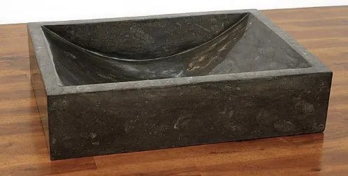 Indera Ornatus Black 308 Umývadlo z prírodného kameňa