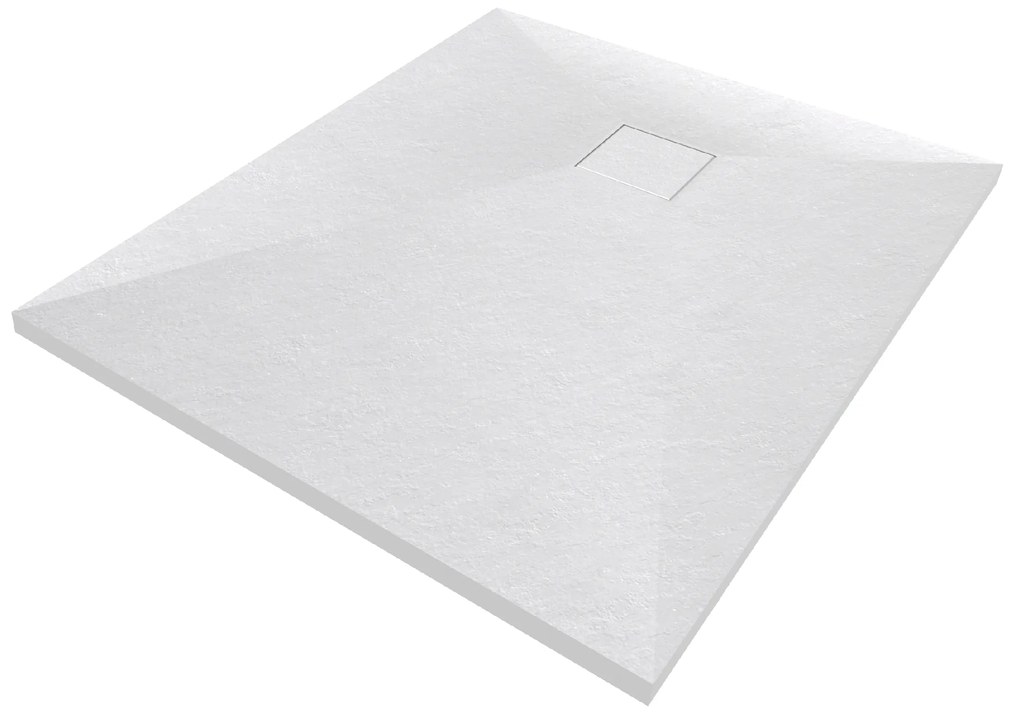 Erga Oldaf, SMC obdĺžniková sprchová vanička 70 x 90 cm, biela matná, ERG-GMA-OL-7090