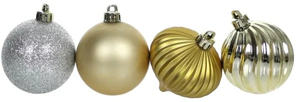 Retlux - Sada vianočných ozdôb 30 ks zlatá/strieborná