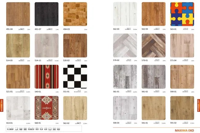 PVC podlaha MAXIMA EKO 611-01