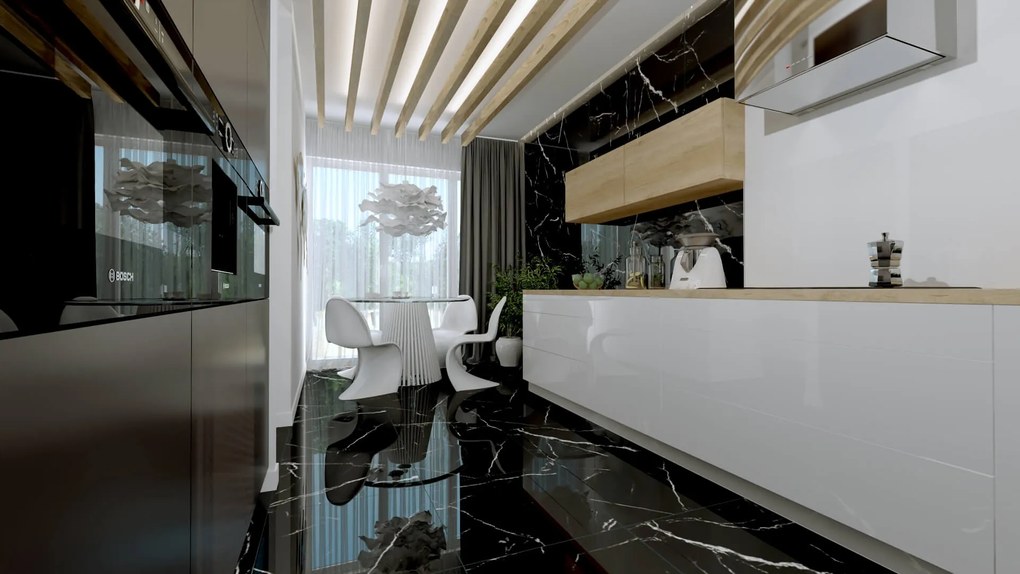 Obklad Statuario Nero 60x60 BA