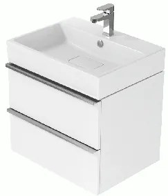 Cersanit - VIRGO závesná skrinka pod umývadlo 60cm, šedá-čierna, S522-021