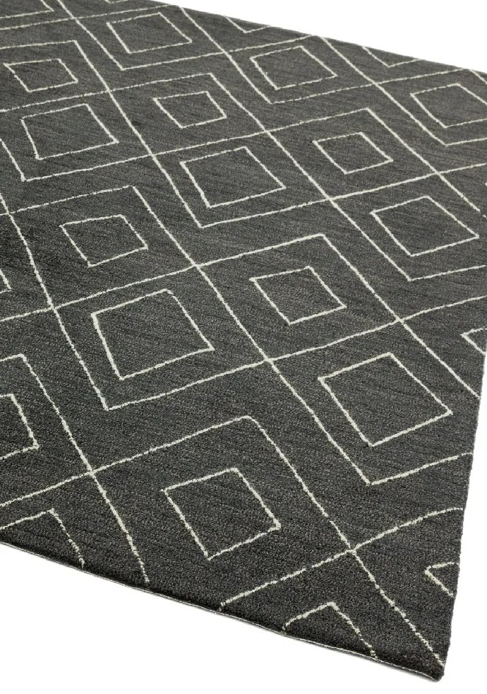 ASIATIC LONDON Nomad NM01 Dark Grey - koberec ROZMER CM: 200 x 290