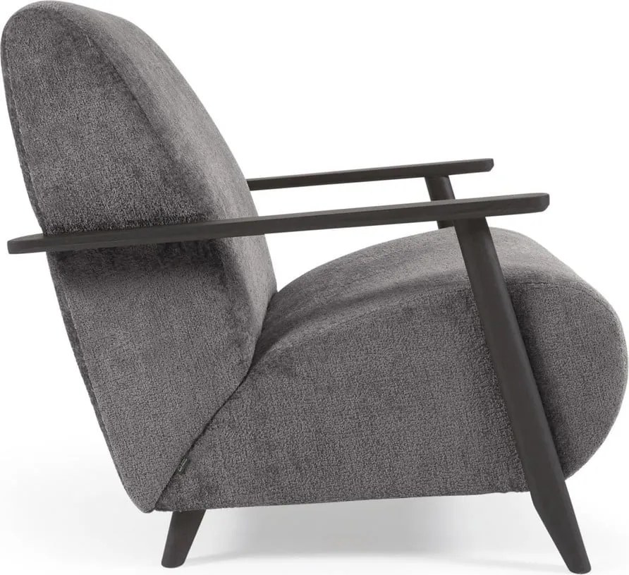 Sivé kreslo Meghan - Kave Home