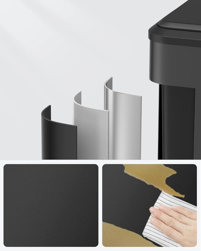 Odpadkový kôš Franko 2x15 l čierny