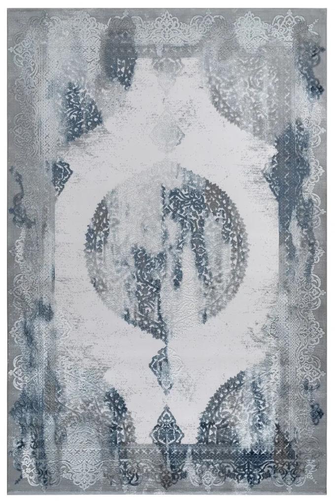 Kusový koberec AKRYLOVÝ VALENCIA 5040 modrý/sivý
