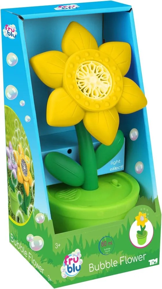 Fru Blu – Prístroj na bubliny z mydlovej vody v tvare kvetu