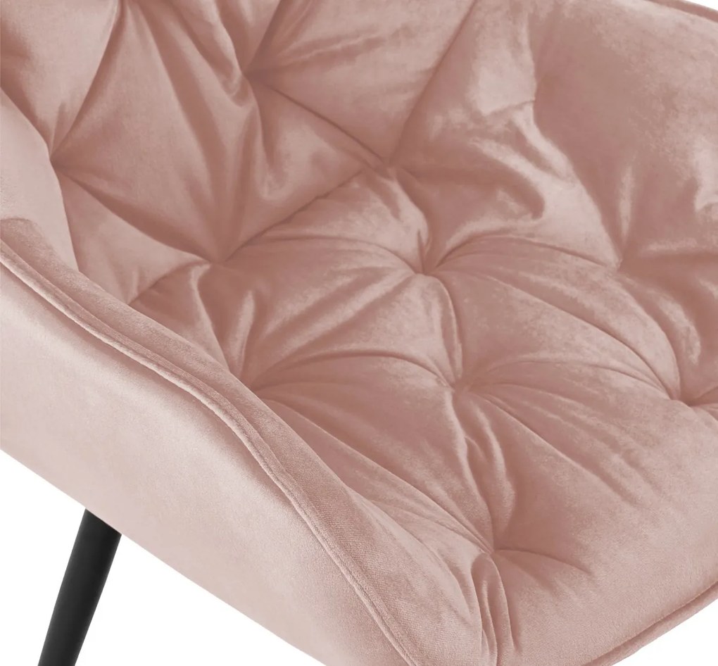 Stolička Tanna - zamat - Ružová