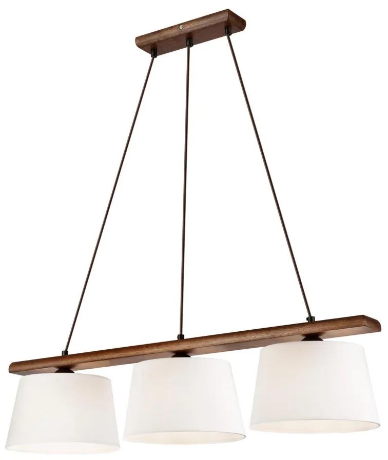Luster na lane AIDA 3xE27/60W/230V orech