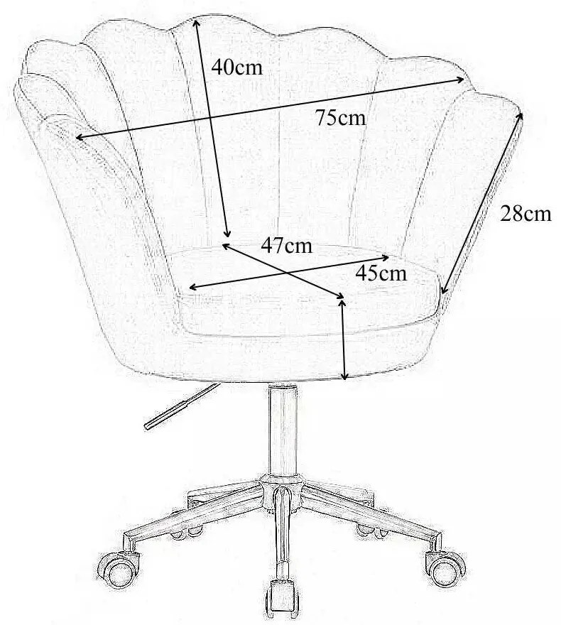 LuxuryForm DESIGN Kreslo FREY VELUR na striebornej podstave s kolieskami - zelené