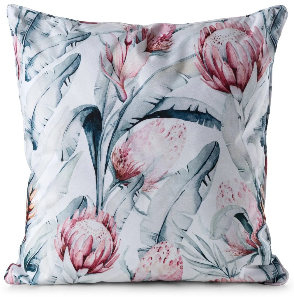 ZÁHRADNÁ VODEODOLNÁ OBLIEČKA NA VANKÚŠ GARDEN 45X45 CM KVETY