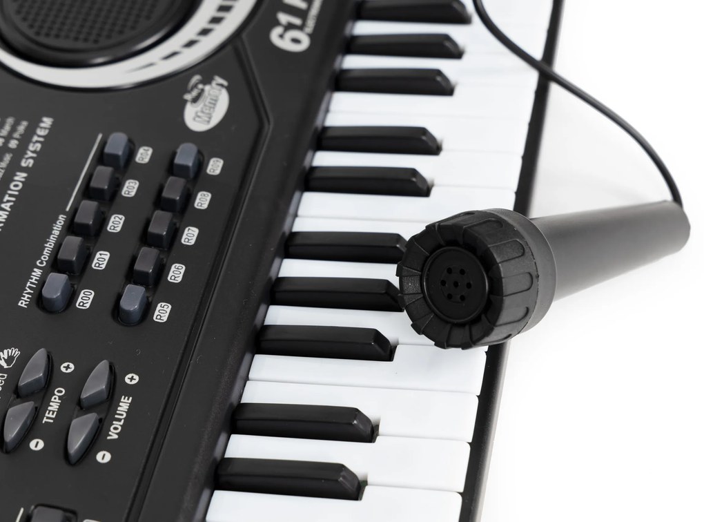 MULTISTORE Klávesové piano pre deti s mikrofónom + napájací zdroj