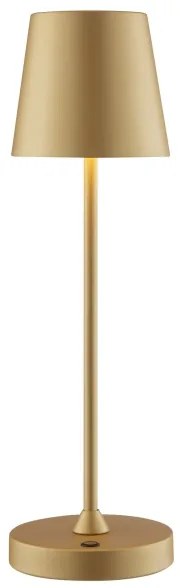 Brilliant - LED nabíjateľná stmievateľná dotyková stolná lampa ELORA LED/2,5W/5V 2700K IP44 zlatá