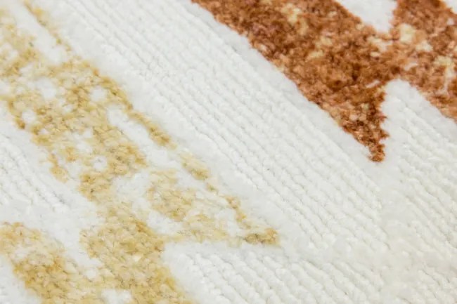 Koberec BROADWAY C0784 biely / žltý / krémový