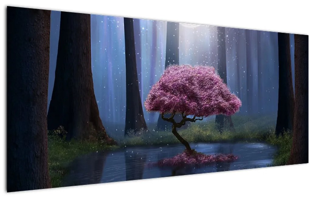 Obraz - Magická noc (120x50 cm)