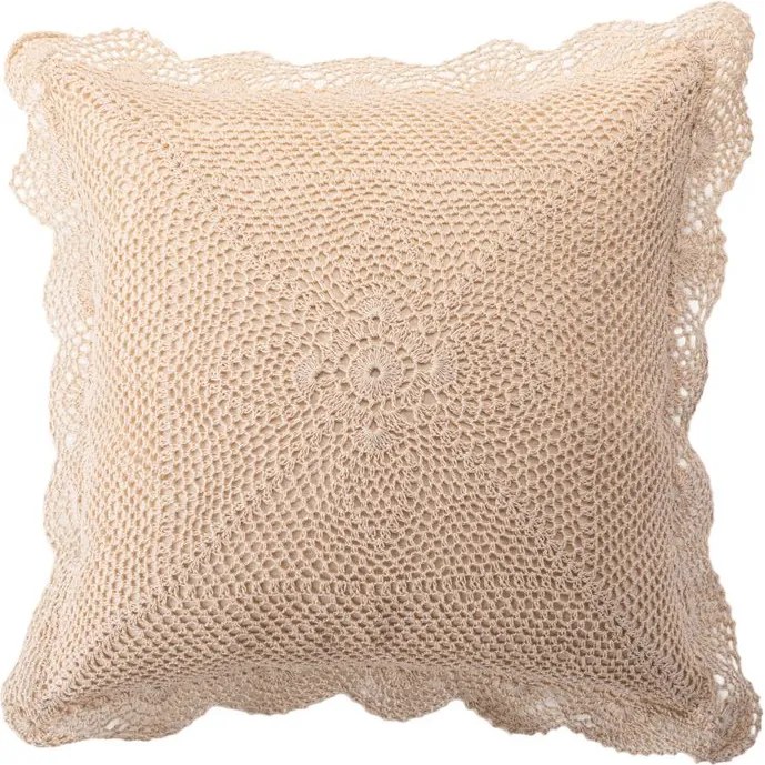 Sada 3 ks háčkovaných obliečok na vankúšiky 40 x 40 cm