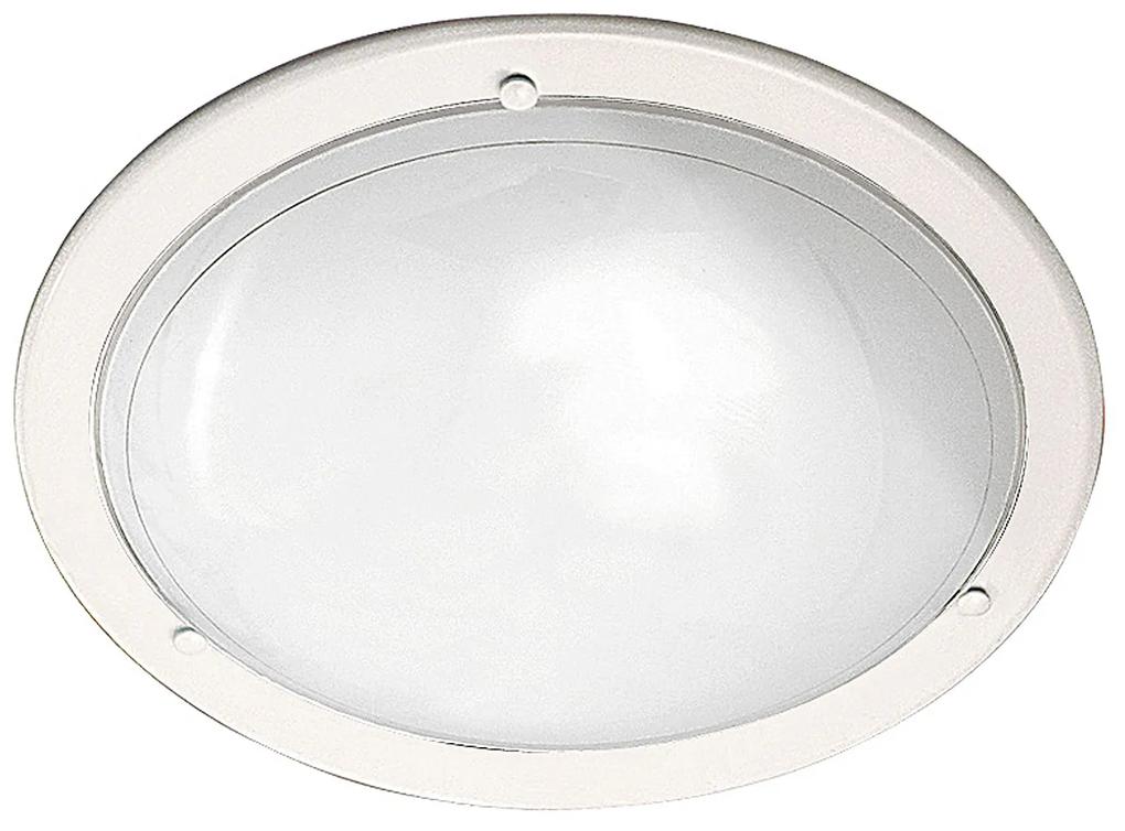 RABALUX Stropné / nástenné osvetlenie UFO, 2xE27, 60W, 38cm, guľaté, biele