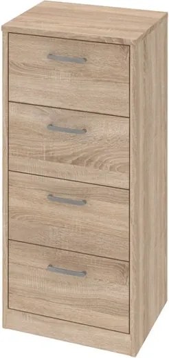 Úzká komoda Mega 139, dub sonoma