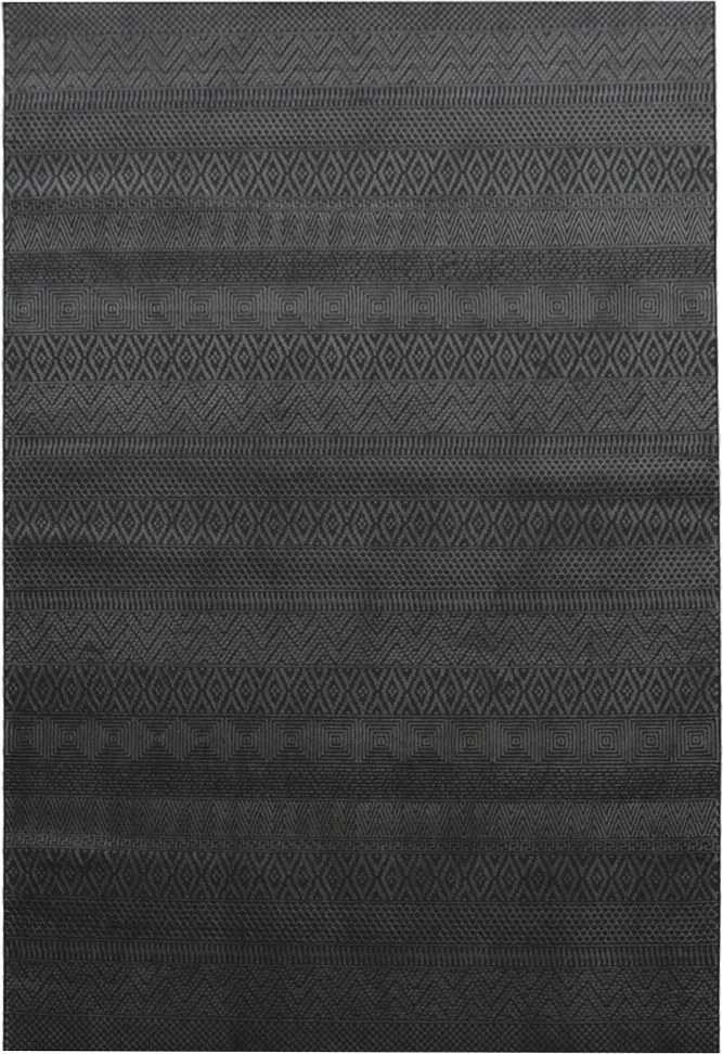 BE Koberec Zurich 1901 DARK GREY – sivý obdĺžnikový Rozmer: 80x150 cm