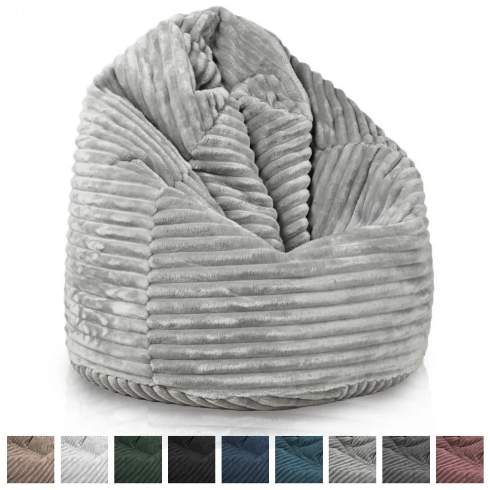 Sedací vak Bag Sako XL Stripe Farba: Sv. sivý