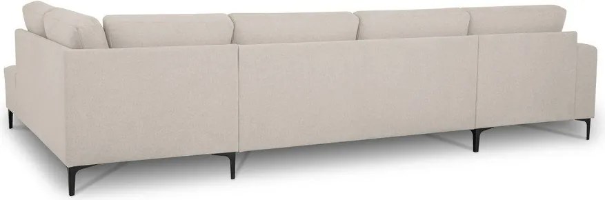 Béžová ženilková rohová pohovka (pravý roh/do tvaru "U") Fabian – Scandic