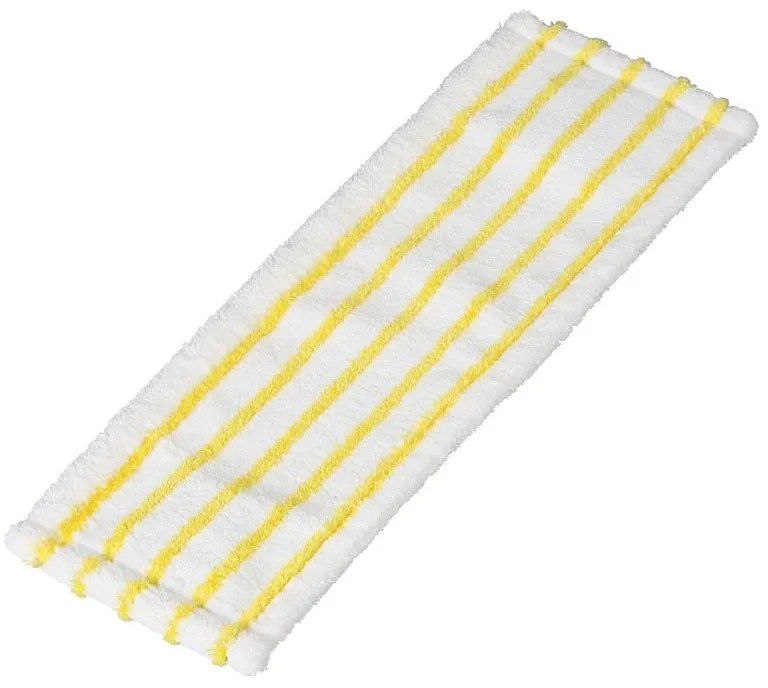 Plochý mop na podlahu - mikromop bielo-žltý, 44,5 x 15 cm (5 ks)